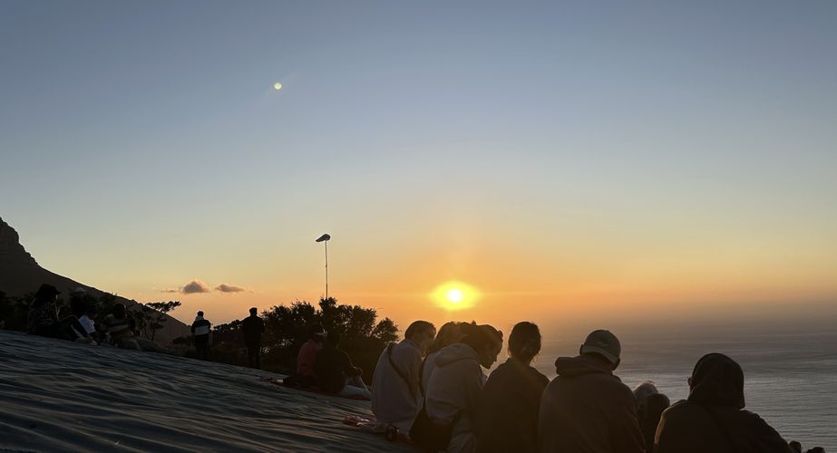 Sundowners Signal Hill Kaapstad Zuid Afrika groepsrondreis